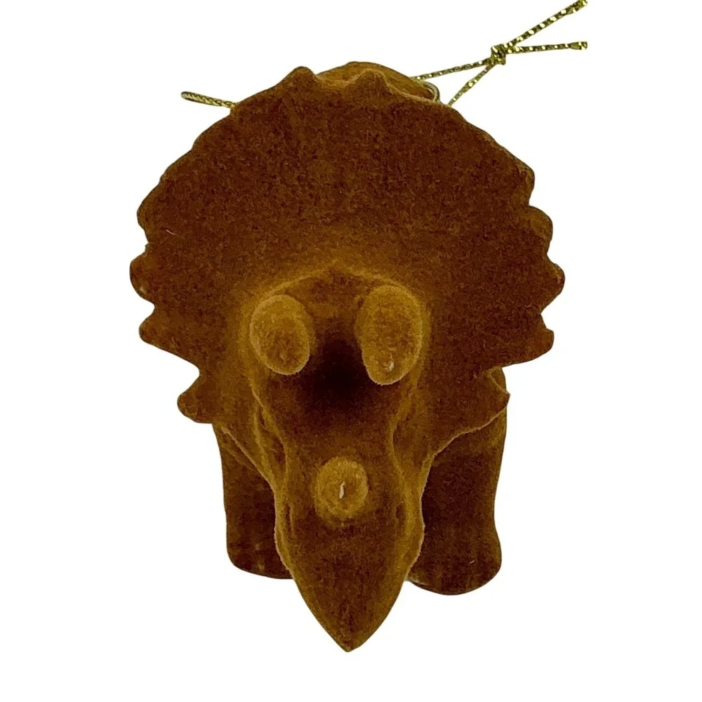 Set Of 3 Wondershop at Target Triceratops Dinosaur Ornament Holiday Decoration‎